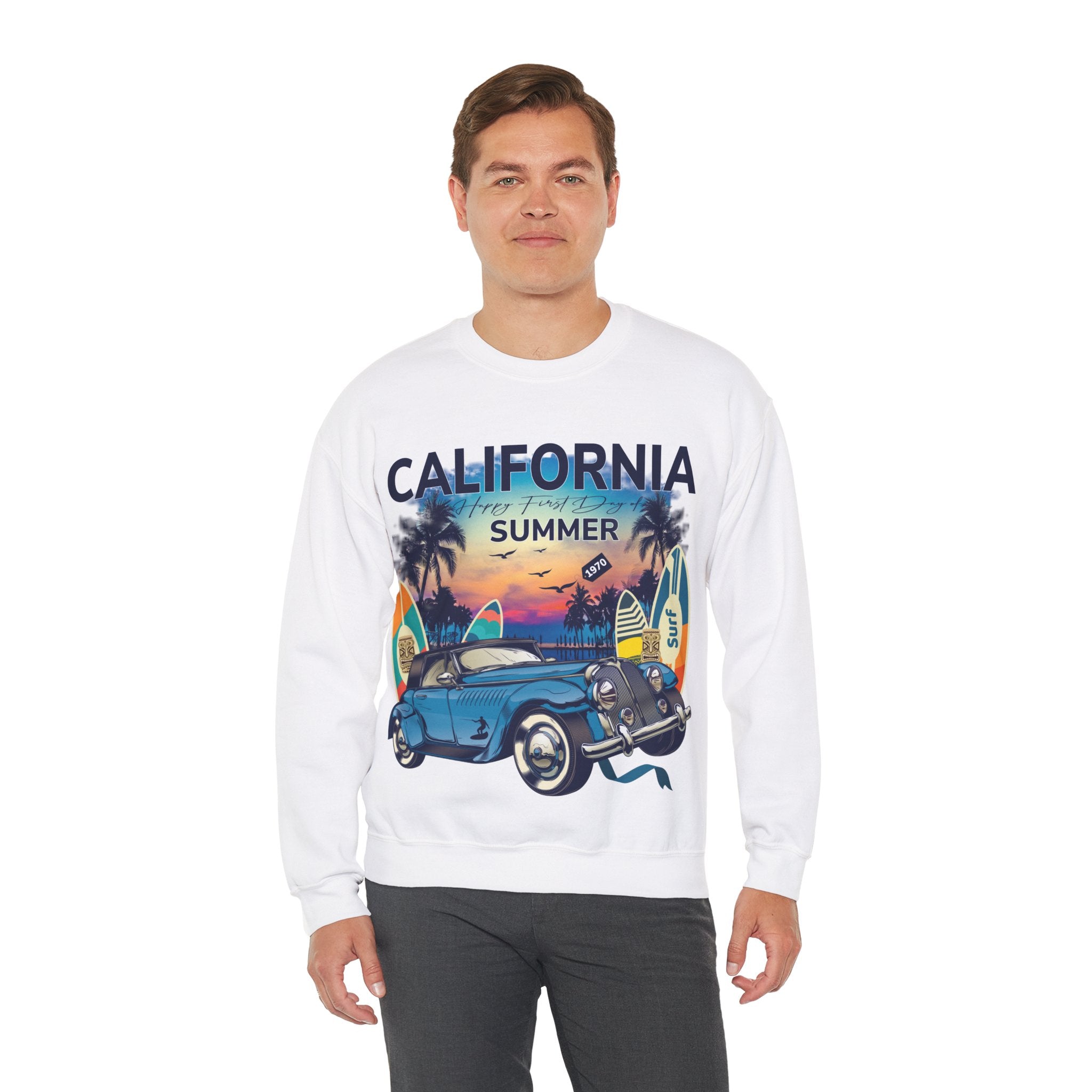 Superluxe California Summer Best Gift For Vacation Crewneck Sweatshirt