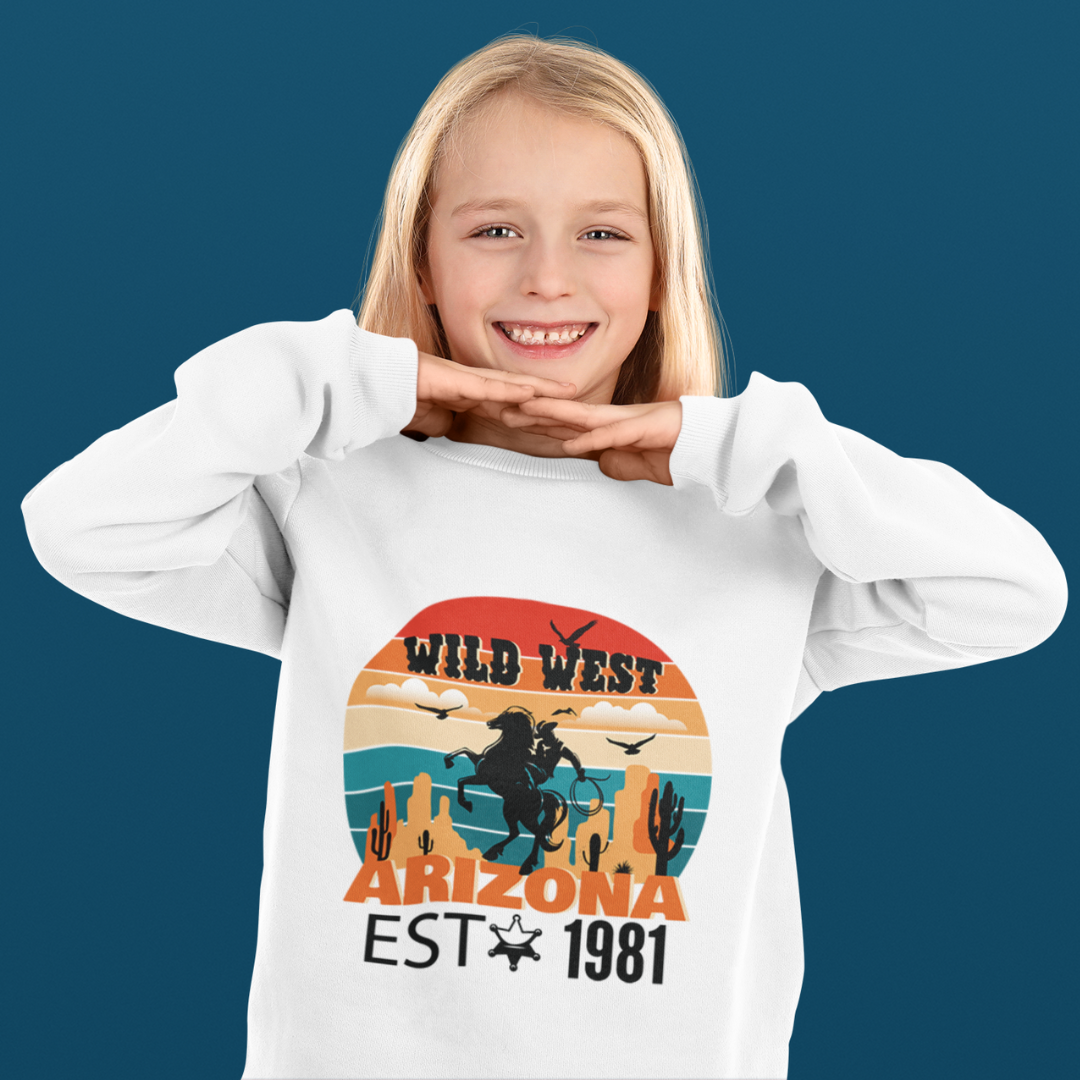 Arizona Wild West  Crewneck Sweatshirt